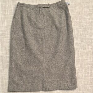 Vintage Ralph Lauren Classic Gray Pencil Skirt